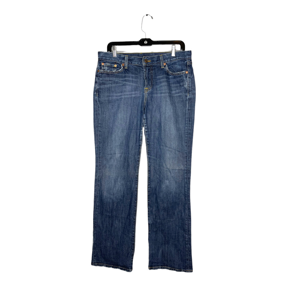 Lucky Brand Classic Rider Mid Rise Bootcut Denim Jeans Stretch Blue Size 12/31